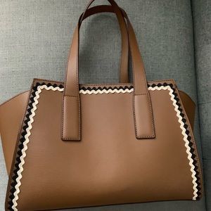 Loeffler Randall Ric Rac Tote in Brown